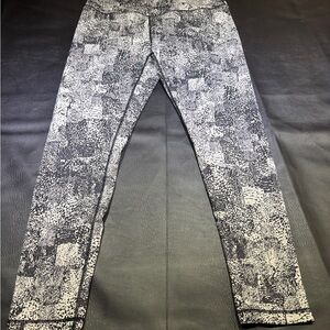 Zella High Waist Jacquard Ankle Legging - women’s large